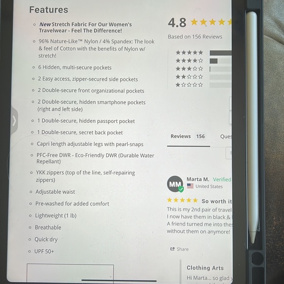 Adventure Pants, size 6 new with tags - Picture 10 of 10